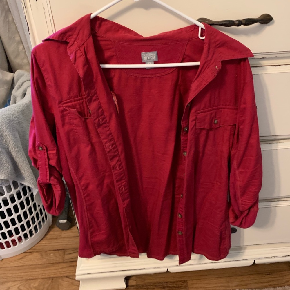 Converse Button Down